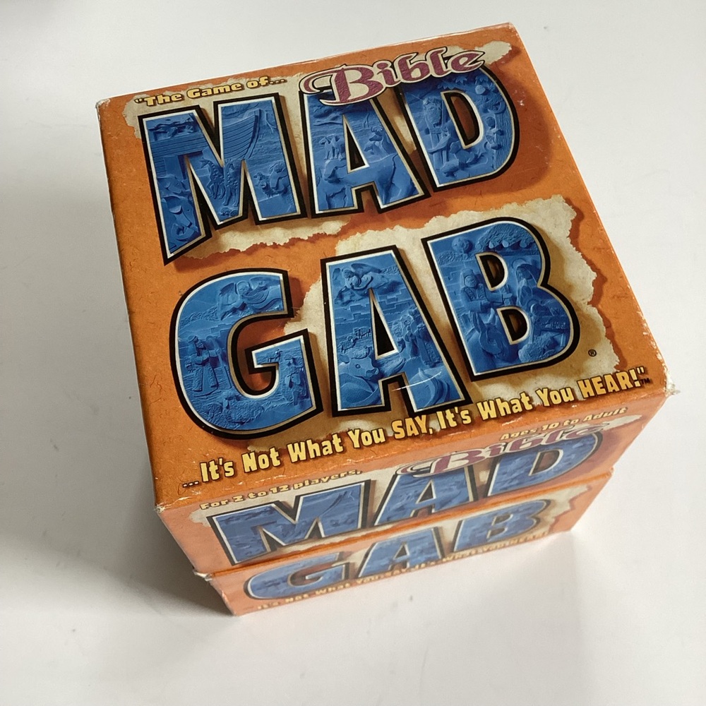 Rare! 1999 Bible Mad Gab game